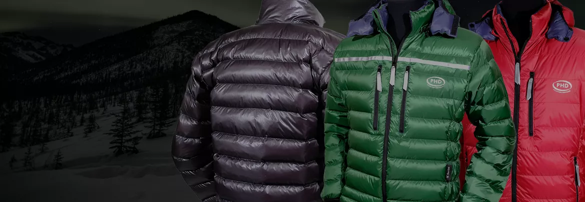 PHD | Sleeping Bags and Mountaineering Clothing | Made in England